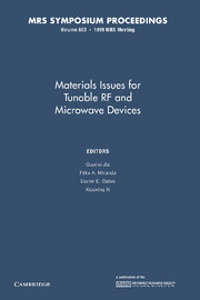 Materials Issues for Tunable RF and Microwave Devices