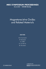 Magnetoresistive Oxides and Related Materials