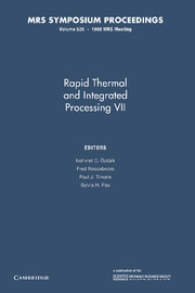 Rapid Thermal and Integrated Processing VII