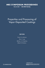 Properties and Processing of Vapor-Deposited Coatings