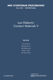 Low-Dielectric Constant Materials V