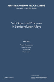 Self-Organized Processes in Semiconductor Alloys