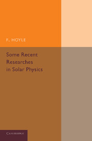 Some Recent Researches in Solar Physics