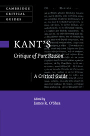 Kant's &lt;I&gt;Critique of Pure Reason&lt;/I&gt;