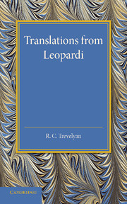 Translations from Leopardi