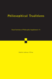 Philosophical Traditions