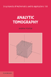 Analytic Tomography