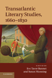 Transatlantic Literary Studies, 1660–1830