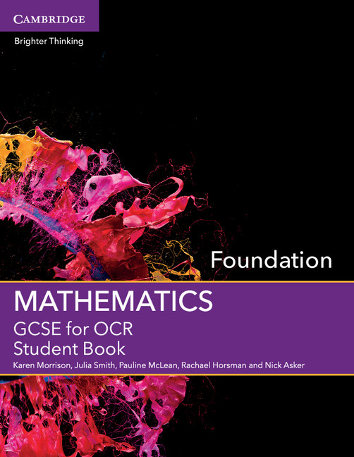 GCSE Mathematics for OCR Foundation Student Book with Online Subscription (2 Years)