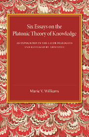 Six Essays on the Platonic Theory of Knowledge