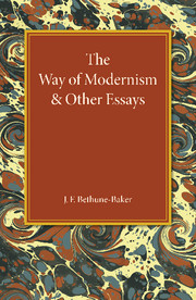 The Way of Modernism and Other Essays