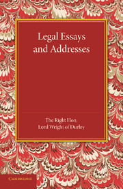 Legal Essays and Addresses