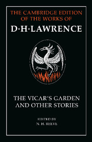 'The Vicar's Garden' and Other Stories