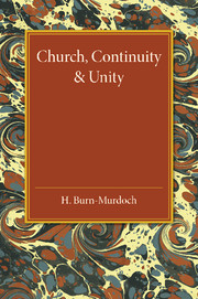 Church, Continuity and Unity
