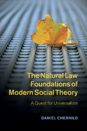 The Natural Law Foundations of Modern Social Theory