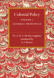 Colonial Policy