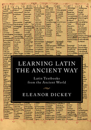 Learning Latin the Ancient Way