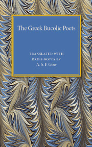 The Greek Bucolic Poets