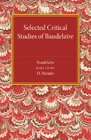 Selected Critical Studies of Baudelaire