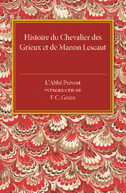 Histoire du Chevalier des Grieux et de Manon Lescaut