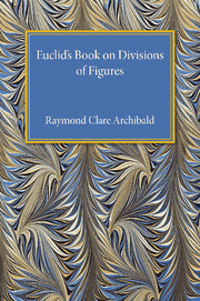 Euclid's Book on Division of Figures