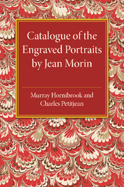 Catalogue of the Engraved Portraits by Jean Morin