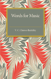 Words for Music