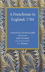 A Frenchman in England 1784