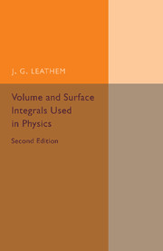 Volume and Surface Integrals Used in Physics