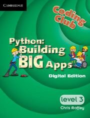 Coding Club Python: Building Big Apps Level 3 (1 Year) School Site Licence