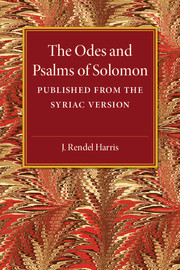 The Odes and Psalms of Solomon