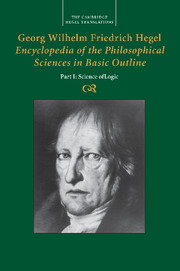 Georg Wilhelm Friedrich Hegel Encyclopedia of the Philosophical