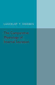 The Comparative Physiology of Internal Secretion