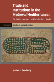 Trade and Institutions in the Medieval Mediterranean