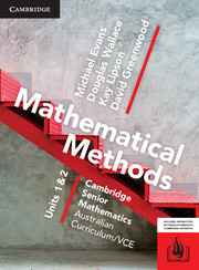 Picture of CSM Mathematical Methods VCE Units 1&2 (print and interactive textbook powered by HOTmaths)