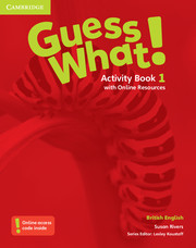 Guess What! Level 1 Activity Book with Online Resources British English
