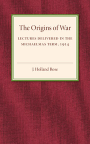 The Origins of the War