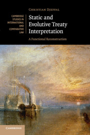 Static and Evolutive Treaty Interpretation