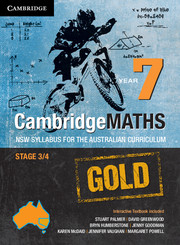 Picture of CambridgeMATHS GOLD NSW Syllabus for the Australian Curriculum Year 7 (print and digital and HOTmaths)