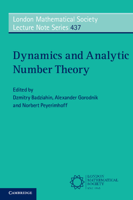 Dynamics and Analytic Number Theory