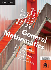 Picture of CSM General Mathematics VCE Units 1 & 2 (print and interactive textbook powered by HOTmaths)