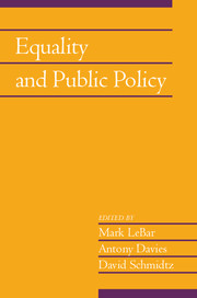 Equality and Public Policy