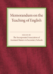 Memorandum on the Teaching of English