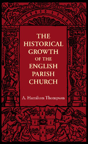 The Historical Growth of the English Parish Church