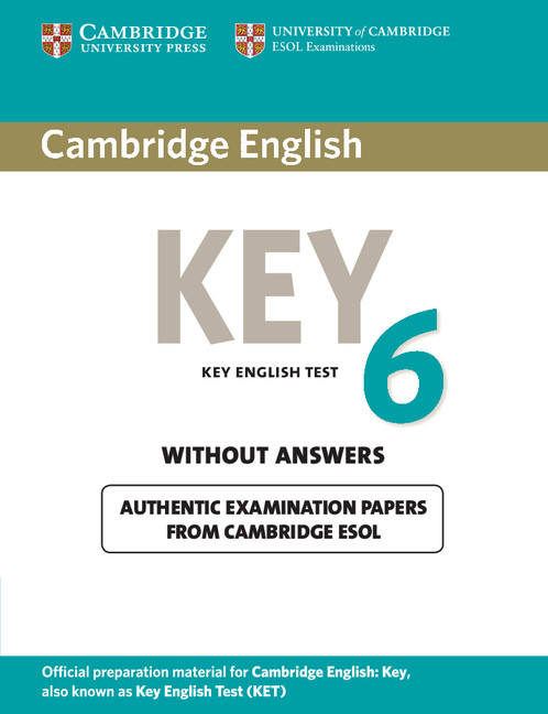 Four authentic past papers from Cambridge ESOL for the Cambridge English: Key exam, also known as Key English Test (KET). Cambridge English: Key is at CEF level A2.