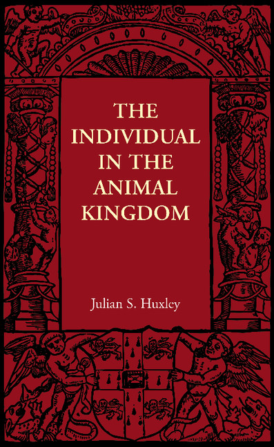 The Individual in the Animal Kingdom