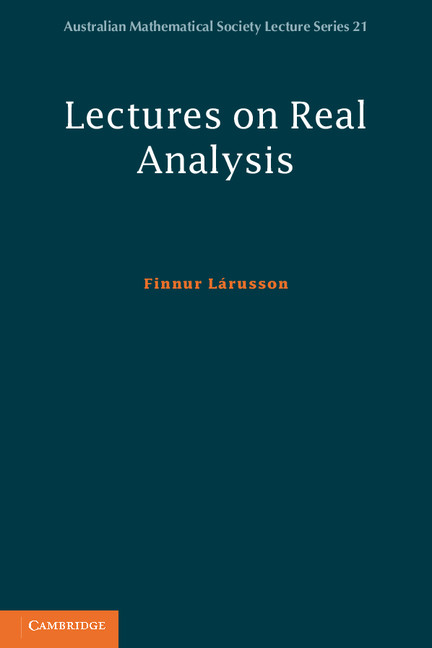 Advanced Real Analysis Textbook Pdf