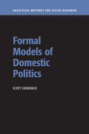 Formal Models of Domestic Politics