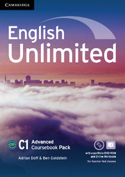 English Unlimited Advanced Coursebook with e-Portfolio and Online Workbook Pack