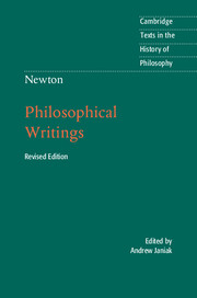 Newton: Philosophical Writings